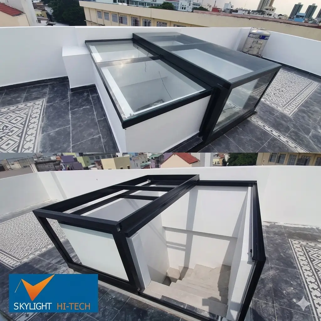 Lối mở lên sân thượng thông minh Skylight Box